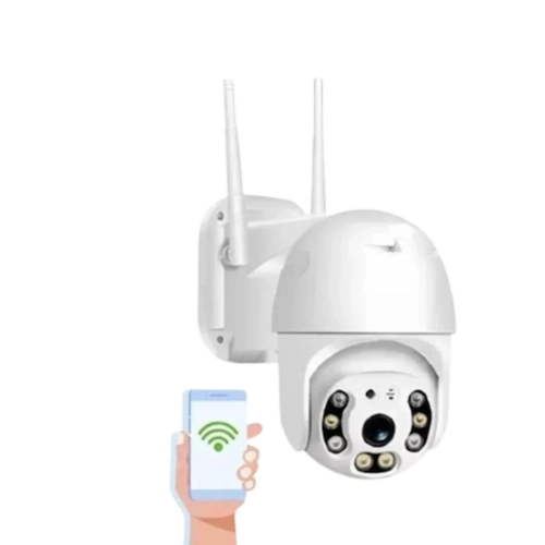 Cámara de Seguridad Exterior WiFi PTZ 360° Tipo Domo | App Yoosee