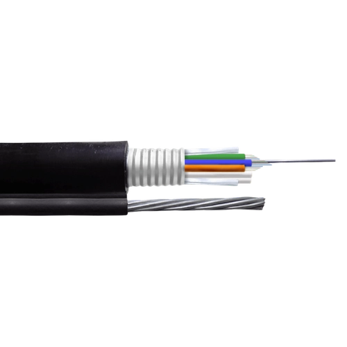 CF3812. OM3 12-Fibra-MM 1-mt Figura8 Negro Exterior Portante-7x1mm 3-tubos