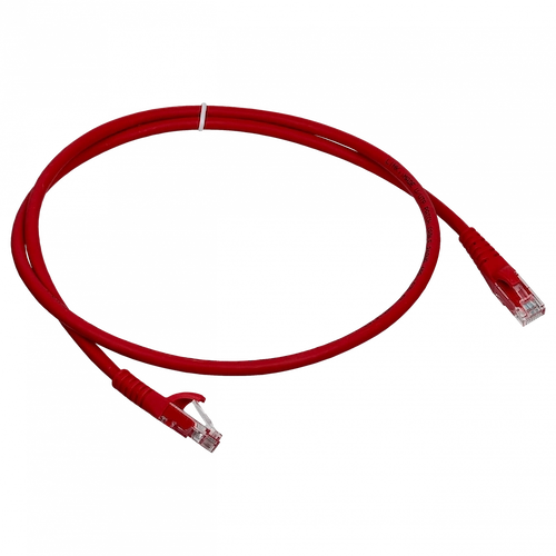 CP6R-10L LINKMADE 1MT CAT6 ROJO LSZH CABLE PATCH INYECTADO MULTIFILAR