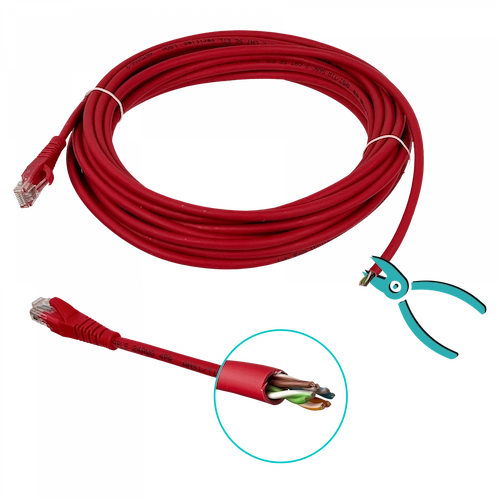 CPR-75L LINKMADE 7,5MT CAT5E ROJO