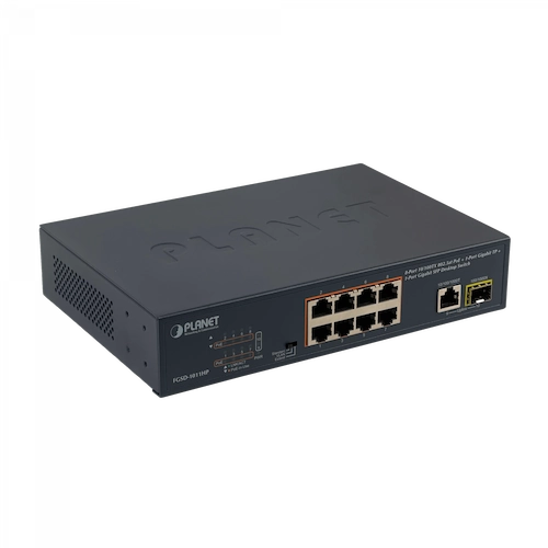 Switch de red administrable PLANET FGSD-1011HP