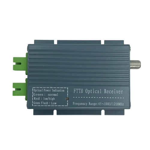 FT-10. 2-SC/APC F-Hembra Activo 1270-1577nm 47-1002MHz req-12V FTTH Receiver
