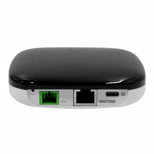 UISP-FIBER-XGS. UBIQUITI XGSPON CPE 1-10G 1-SC/APC SM inc-5V/3A/Type-C 20km Router