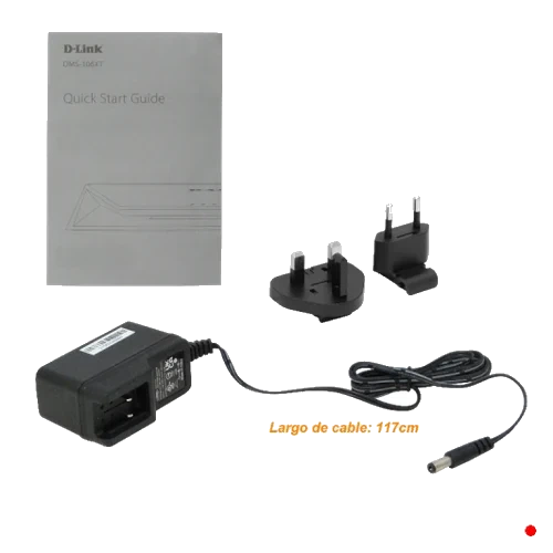 D-Link 5-2500 1-10G Switch no-admin no-rack inc/12VDC-1,5A | DMS-106XT