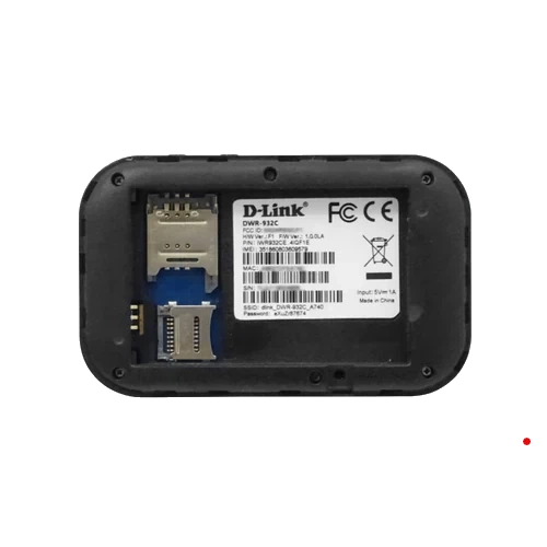 D-Link Bateria 4G/LTE-Cat4 N300-2,4GHz 3-antenas-internas 1-Sim 1-USB | DWR-932C