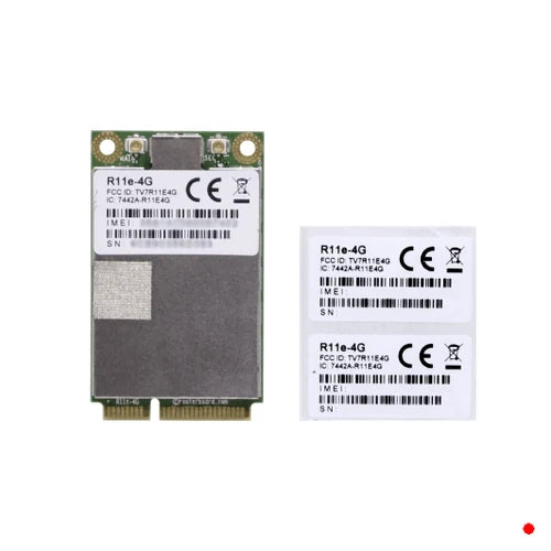 MikroTik 2-u.FL LTE Cat4 1800 2600 800 450 2500 3500 3700MHz miniPCIe | R11E-4G