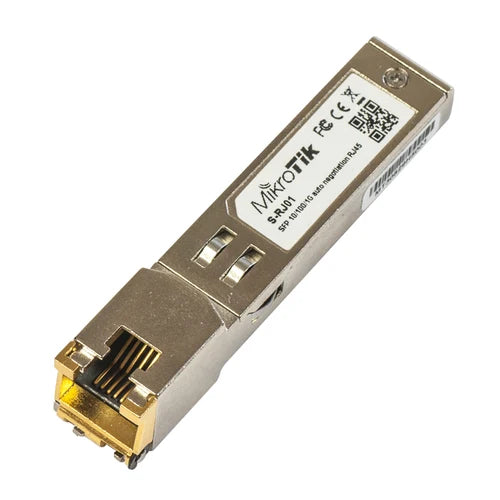 MikroTik SFP-COBRE MODULO 1-1000 10/100/1000-RJ45 | S-RJ01