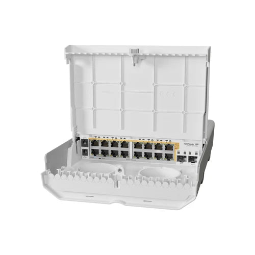 MikroTik 16-1000PoE++ 2-SFP+10G L5 req-18-57V Switch CRS318-16P-2S+OUT | NETPOWER-16P