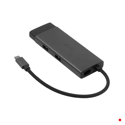 TP-Link Hub USB-C 1-HDMI 1-RJ45 2-USB-CH 2-USB-AH 100W 10/100/1000 4K | UH612