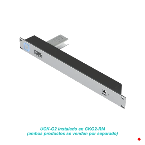 Ubiquiti Soporte Rack 1U para UCK-G2 y UCK-G2-PLUS con fuente de poder | CKG2-RM