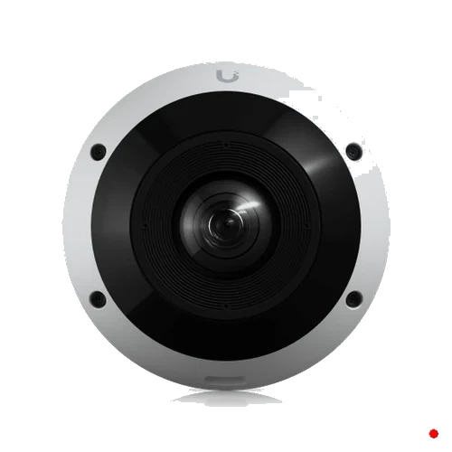 Ubiquiti UI Blanco 12MP 360Domo IK10 AI 3504x3504 IR15 1-100 IP66 Audio reqPoE+ | UVC-G6-PRO-360-W