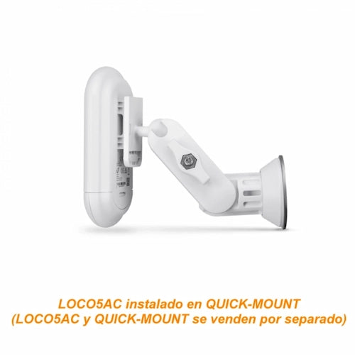 LOCO5AC. UBIQUITI 1-unid 5GHz 13dBi 1-1000-RJ45 req-PoE24V 2x2 CPE/AP NS-5ACL