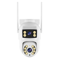 Cámara de Seguridad Exterior WiFi Doble Lente 360° | Monitoreo Dual Inteligente App Yoosee