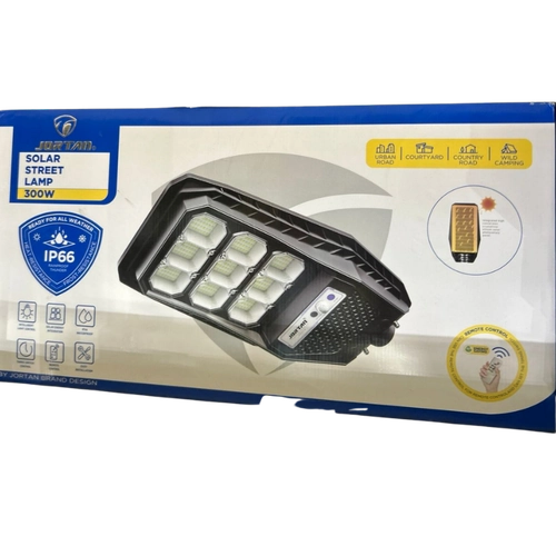 Foco Solar LED 300W Jortan JT-FYGK-300. Alumbrado Exterior