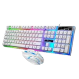 Combo Gamer AOAS M-400: Teclado Retroiluminado RGB y Mouse Óptico al Mejor Precio