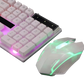 Combo Gamer AOAS M-400: Teclado Retroiluminado RGB y Mouse Óptico al Mejor Precio