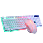 Combo Gamer AOAS M-400: Teclado Retroiluminado RGB y Mouse Óptico al Mejor Precio