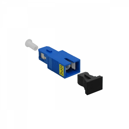 ATSC-5. 5dB SM SC/UPC Attenuator Atenuador SC-Macho/SC-Hembra MonoModo