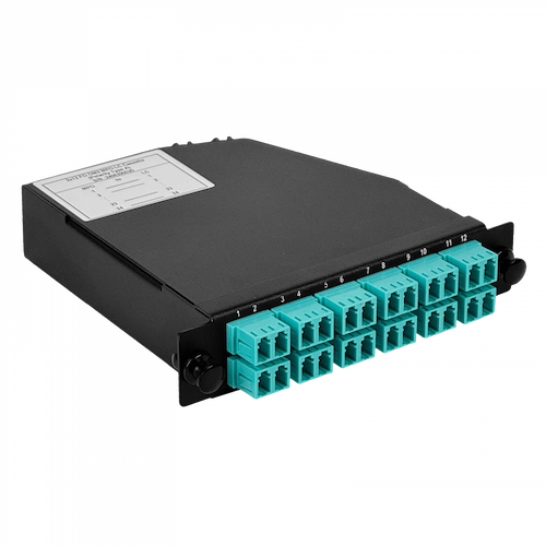 CALCOM3. OM3 24-LC 2-MPO/M Cassette.
