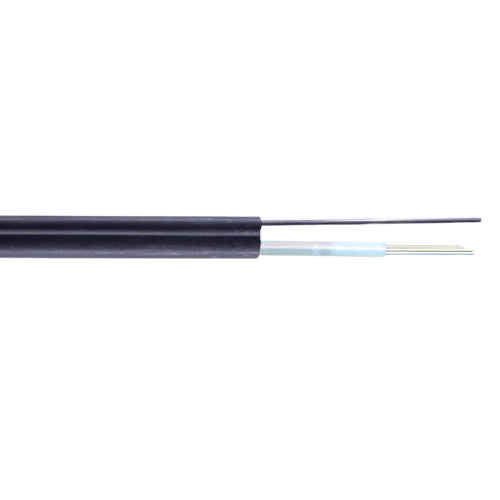 CF3804. OM3 4-Fibras 1-mt Figura8 Negro Exterior Portante-1x1,5 Unitubo