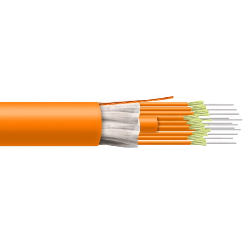 CFMT12. 12-Fibras OM1 Cable 12mm Interior 1-mt LSZH Tight Buffer MM 62,5/125um