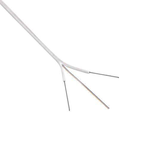 CFSP2. 2-Fibras-G652D Blanca 500m DropCable Ext. FTTH SM LSZH 3x2mm