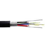 CFSW2-14. SM OS2 2-Fibras-G652D + 2xAWG14 1-mt Hibrido Negro Exterior PE 10mm