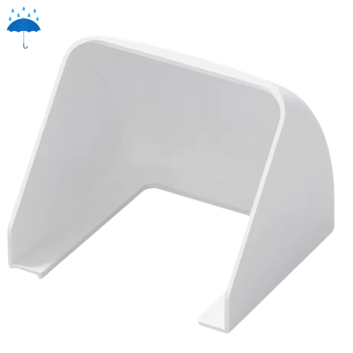 Cubierta Impermeable para Enchufe Eléctrico Exterior (Tipo 86) Color Blanco
