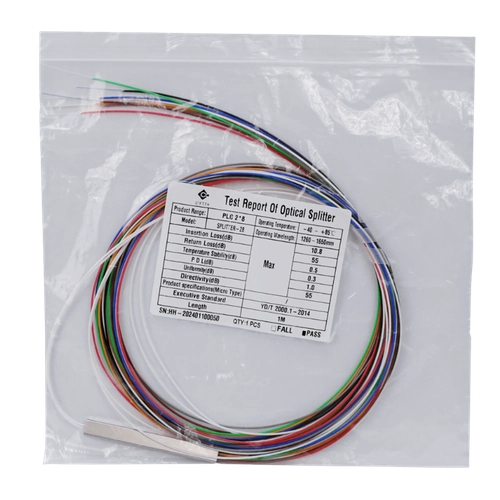 DIVE-08. 2x8 sin-Conectores 1mt Divisor Splitter XPON XGPON req-Fusion G657A1