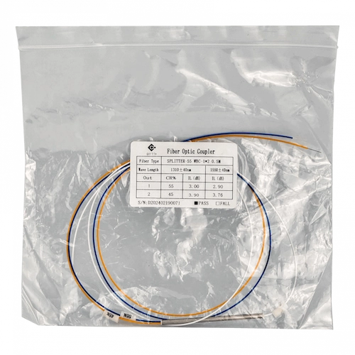 DIVI-55. Desbalanceado 1x2 55-45 FBT sin-Conectores Divisor EPON GPON XGPON