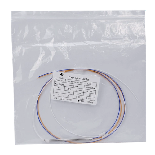 DIVI-80. Desbalanceado 1x2 80-20 FBT sin-Conectores Divisor Splitter XPON XGPON