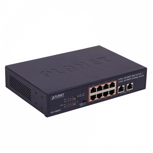 Switch de red PLANET FSD-1008HP