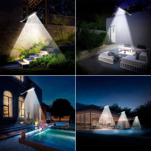 Foco Solar LED Exterior 150W Jortan | Alumbrado de Calle con Sensor