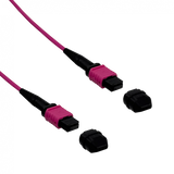 JF4MM05U. Cable de fibra óptica multimodo OM4 de 0,5 metros con conectores MPO-MP