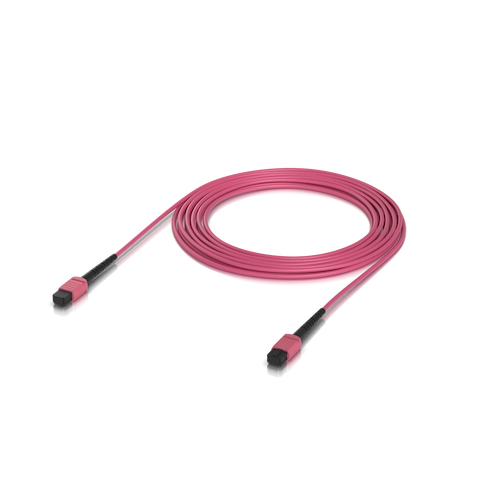 JF4MM5U. Cable de fibra óptica multimodo de 5 metros con conectores MPO-MPO tipo B