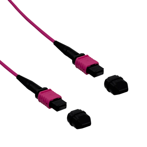 JF4MM60U UI 60mt MPO-MPO 12-Fibras Type-B OM4 Multimodo MM Jumper Fibra LSZH