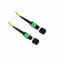 JFSMM3. Jumper de FO monomodo de 3 metros con conectores MPO-MPO de 12 fibras, configuración Type-B