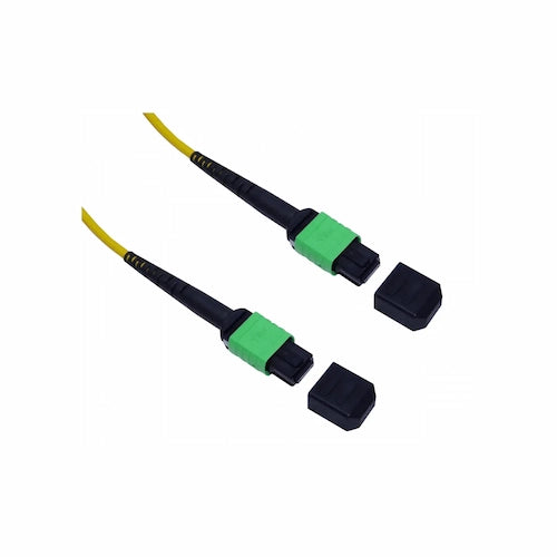 JFSMM3. Jumper de FO monomodo de 3 metros con conectores MPO-MPO de 12 fibras, configuración Type-B