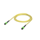 JFSMM3U. Cable de fibra óptica monomodo de 3 metros con conectores MPO-MPO tipo B y 12 fibras.