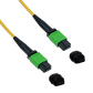 JF3MM3. Cable de conexión MPO-MPO de 3 metros con 12 fibras ópticas multimodo OM3