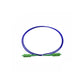 JBSAA1 . Jumper Fibra Monomodo 1 metro LSZH Blindado SC/APC-SC/APC SM Simplex.