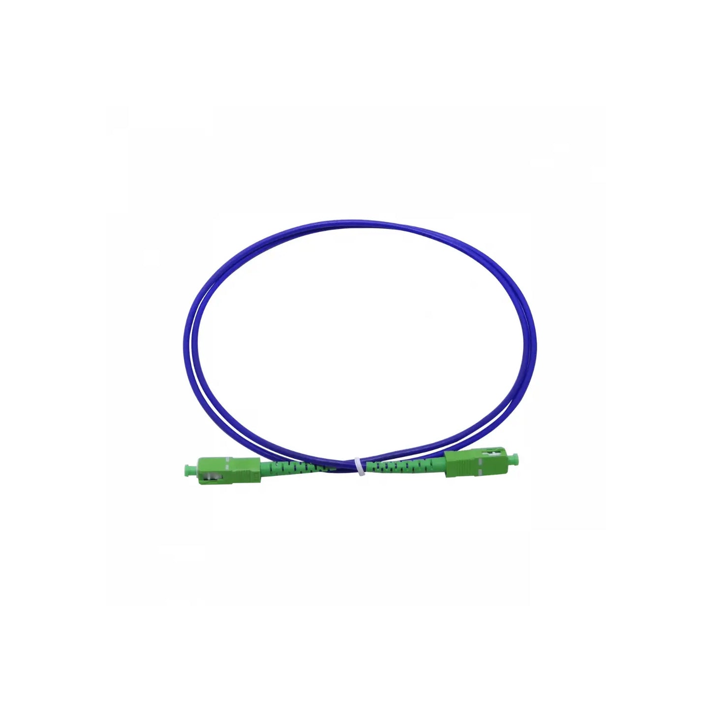 JBSAA1 . Jumper Fibra Monomodo 1 metro LSZH Blindado SC/APC-SC/APC SM Simplex.