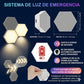 Luces LED Hexagonales con Control Remoto (Pack de 3 Luces). Iluminación Modular Inteligente