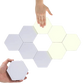 Luces LED Hexagonales con Control Remoto (Pack de 3 Luces). Iluminación Modular Inteligente