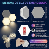 Luces LED Hexagonales con Control Remoto (Pack de 3 Luces). Iluminación Modular Inteligente