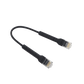 NUP-01. Patch Cord Ubiquiti CAT6 10 centímetros color negro.