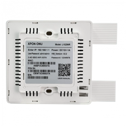 ONU-X2. ONU XPON 1-1000 1-SC/UPC 2,4GHz 300Mbps req-12V/1A L1G2WR