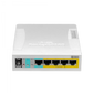 Switch administrado Mikrotik RB260GSP con 5 puertos