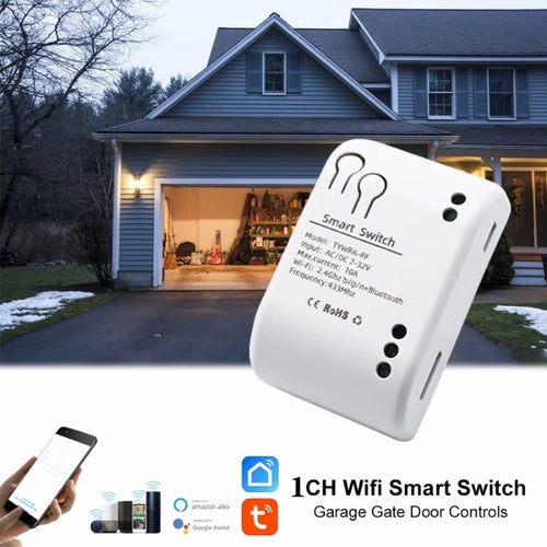 Interruptor Inteligente Relé Wifi Tuya Smart Life 10A 12V-220V