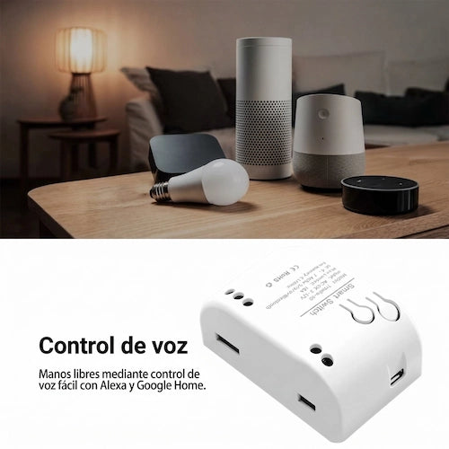 Interruptor Inteligente Relé Wifi Tuya Smart Life 10A 12V-220V
